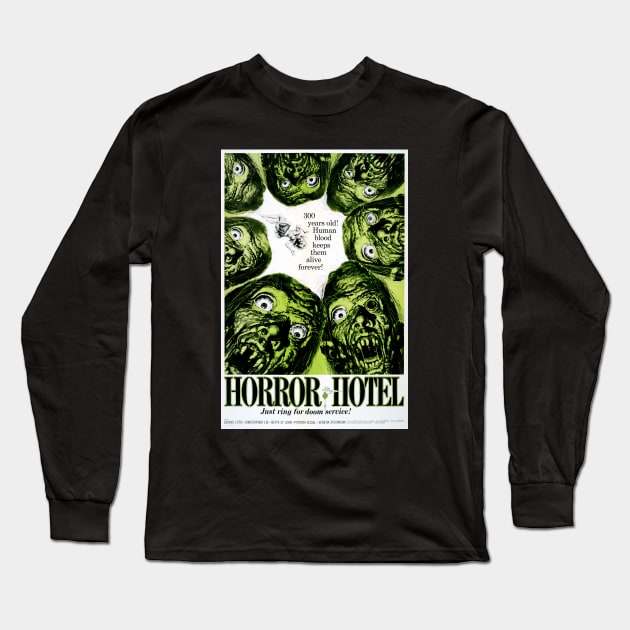 Horror Hotel Long Sleeve T-Shirt by Scum & Villainy